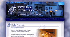 Desktop Screenshot of cichaprzystan.pl