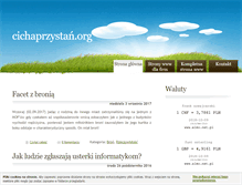 Tablet Screenshot of cichaprzystan.org